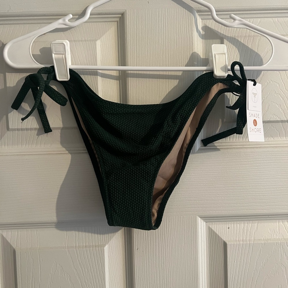 Shade & Shore Dark Green Bikini Bottom